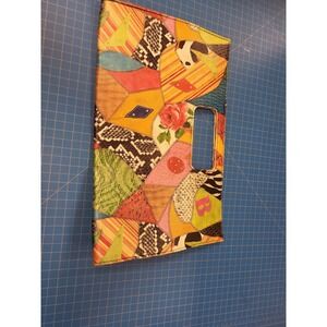 Gianninni Clutch Purse Patchwork Design Handbag Colorful Unique Style Womens